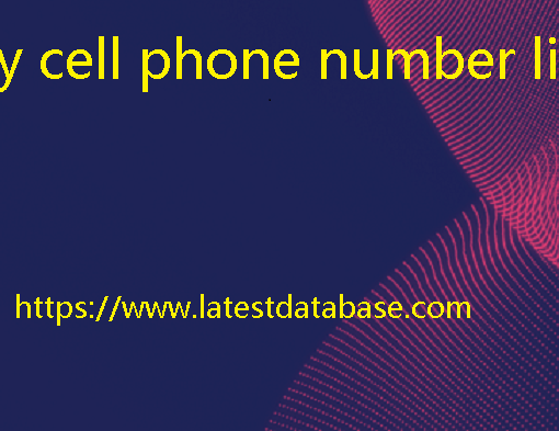 buy cell phone number list