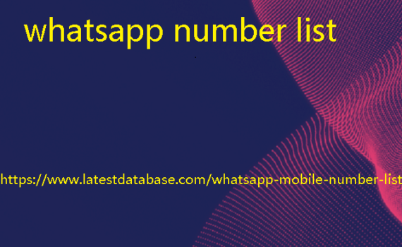 whatsapp number list